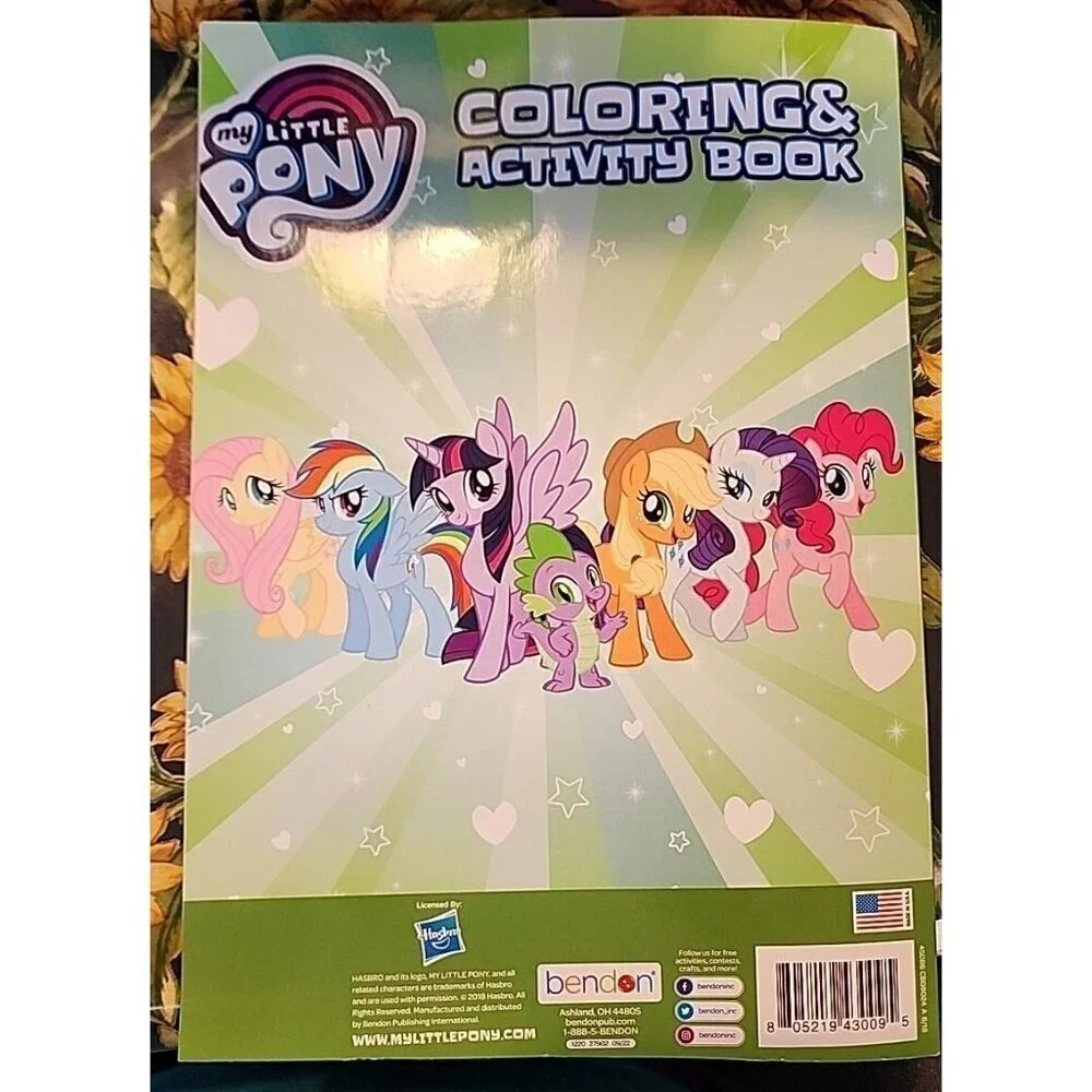 My Little Pony Jumbo Coloring & Activity Book Color 96 Pages Green